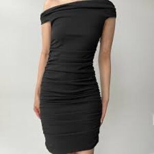 Abercrombie ruched bodycon dress